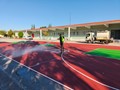 Kαθαρισμοί στις αυλές σχολείων ενόψει της νέας χρονιάς